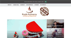 Desktop Screenshot of krytykkulinarny.pl